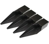 SecureFix Direct Timber Fence Post Repair Spur 3" (Pack Of 4 Wedge Grip Metal Support 75mm)