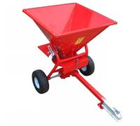 SecureFix Direct Tow Behind Fertiliser Seed Spreader 350Lb 190L (Salt Grit Sand 50mm Coupling Cover & Mesh)