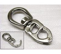 SecureFix Direct Trigger Swivel Snap Shackle 115mm (Stainless Steel Marine Rigging Release)