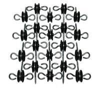 SecureFix Direct Two Way Gate Handle Insulators X20 (Electric Fence Screw In Anchor Poly Rope Fencing)