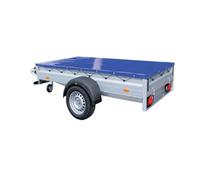 SecureFix Direct Waterproof Trailer Cover Tarp Tie Down With Bungee Cord 10Ft X 8Ft (Heavy Duty)