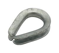 SecureFix Direct Wire Rope Thimble 2.1/4" Us Fed (56mm Ff-T276B Type 3 Galvanised)