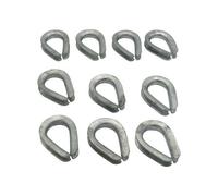 SecureFix Direct Wire Rope Thimbles 5/8'' Us Fed X10 (16mm Ff-T276B Type 3 Galvanised)
