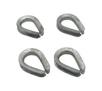 SecureFix Direct Wire Rope Thimbles 7/8" Us Fed X4 (22mm Ff-T276B Type 3 Galvanised)