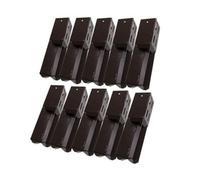 SecureFix Direct X10 3" Concrete In Wedge Grip Fence Supports (75mm Post Timber Holder Like Metpost)