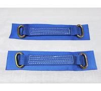 SecureFix Direct X2 12" Oval Link Wheel Straps - Recovery Bridging Trailer Car Vehicle Web Alloy