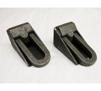 SecureFix Direct X2 3.1 Ton Heavy Duty Weld On Self Colour Lashing Rings (3100Kg Trailer Truck Lorry 115mm X 65mm)