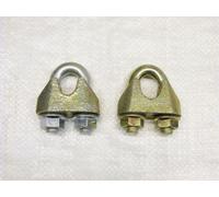 SecureFix Direct X2 34mm Din1142 Wire Rope Grips Zinc Plated - Cable Clamp Fixing Bulldog Lifting