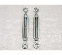 SecureFix Direct X2 M12 Galvanised Forged Straining Screw Eye Eye - Caravan Turnbuckle Open Body