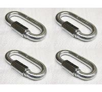 SecureFix Direct X4 12mm Galvanised Standard Quick Link - Rope Secure Attach Galv Maillon