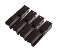 SecureFix Direct X4 3" Concrete In Wedge Grip Fence Supports (75mm Post Timber Holder Like Metpost)
