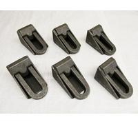 SecureFix Direct X6 3.1 Ton Heavy Duty Weld On Self Colour Lashing Rings (3100Kg Trailer Truck Lorry 115mm X 65mm)