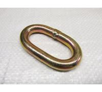 SecureFix Direct Zinc Plated Oval Link 50mm (Yellow Passivated Ratchet Lashing Fitting Wheel Straps )