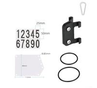 Securely For Race Number Plates on Bikes with Rubber Band Holder (A)