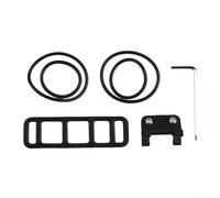 Securely For Race Number Plates on Bikes with Rubber Band Holder (B)
