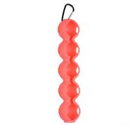 Securely Store Your Favorite Golf Balls in This Innovative Silicone Carrier with Attached Keychain Clip (Pink)