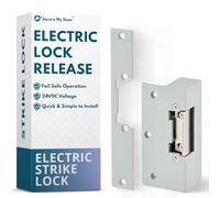 SecureMyDoor - Electric Lock Release Fail Safe with Adjustable Jaw for Door Access Control Systems - 24VDC - Ideal for Commercial, Residential, and Industrial Buildings - Strike Lock