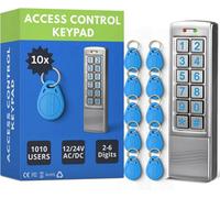 Securemydoor Ip65 Proximity Digital Keypad For Door Entry System - Both Rfid Fobs And Pin Code Entry - For Outdoor And Indoor Use