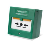 SecureMyDoor Resettable Call Point with No Glass to Break | Emergency Break Glass for Indoor Use | Fire Alarm Button Switch for Easy Access Control | Ideal for Commercial & Residential Buildings