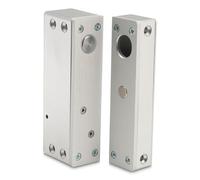 SecureMyDoor - Solenoid Bolt Lock | Surface Mounted Electric Door Lock 12v DC | Fail Safe Deadbolt for Access Control System with LED Indicator and Timer Delay | For Indoor Use | Strong Metal Material