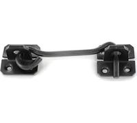 Securit 200MM 20CM 5" INCH BLACK WIRE CABIN HOOK GATE GARDEN