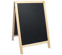 Securit 55 x 85cm Lacquered Finish Pavement Sandwich Duplo Chalk Board - Plain