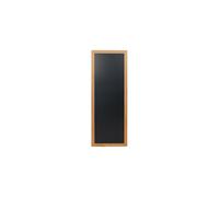 Securit 56 x 150cm Lacquered Finish Long Wall Chalk Board - Teak | Easy to clean - robust workmanship