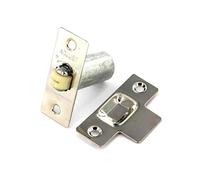 Securit Adjustable Roller Ball Door Catch - Nickel Plated