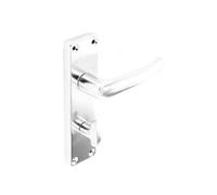 Securit Aluminium Bright Bath Handles Silver (21.8Cm X 4Cm X 14.5Cm)