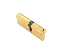 Securit Anti-Bump Euro Cylinder 40/40 (80mm) Brass With 3 Keys