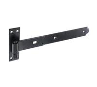 Securit Bands & Hooks Flat - Black, 600mm / 24" - Pack Of 2 - Gate & Shed Door Hinges - Heavy Duty Black Hardware Door Band Hook