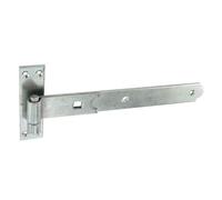 Securit Bands & Hooks Flat - Galvanised, 600mm / 24" - Pack Of 2 - Gate & Shed Door Hinges - Heavy Duty Hardware Door Band Hook