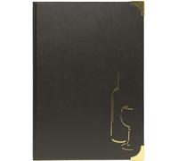 Securit Basic Menu Holder Freestanding Rectangular 23.5 (W) x 0.8 (D) x 31 (H) cm Black