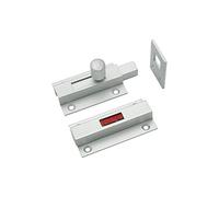 Securit Bathroom Toilet Door Aluminium Slide Bolt Lock with Indicator