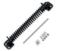 Securit Black Adjustable Spring Gate and Door Closer 250mm (10") - Black