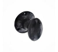 Securit - Black Antique Mortice Knobs - 55mm