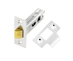 Securit Bolt Through Mortice Latch Silver/br (One Size)