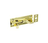 Securit Brass Door Bolt in Gold Securit Gold