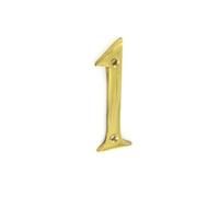 Securit Br Numeral No 1 Br (75mm)