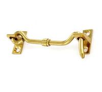 Securit Brass Cabin Hook in Brown Securit Brown