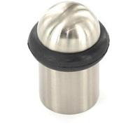 Securit Brushed Nickel Concealed Fix Door Stop - 30mm