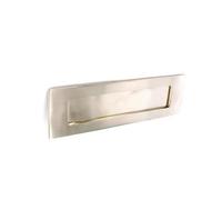 Securit Brushed Nickel Letter Plate - 250mm