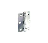 Securit Button Tip Butt Hinges (Pack Of 2) Polished Chrome (One Size)