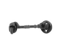 Securit Cabin Cast Hook Black (100mm)