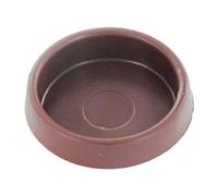 Securit Castor Cups Brown (One Size)
