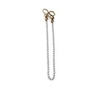 Securit Chrome Bath Plug Chain Silver/gold (450mm)