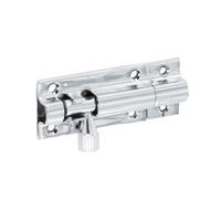Securit Chrome Door Bolt Silver (150mm)