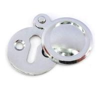 Securit Chrome Escutcheon Covered 35mm