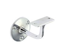 Securit Chrome Handrail Bracket Silver (One Size)