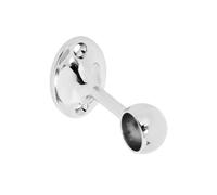Securit Chrome Towel Rail End Bracket Pack Of 2 In Silver Silver